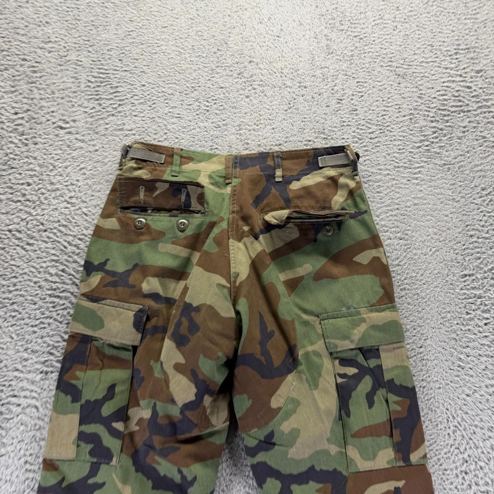 US Army Pant Men 30x32 Green Woodland camouflage Cargo Straight Combat Uniform